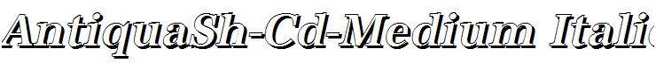 AntiquaSh-Cd-Medium Italic