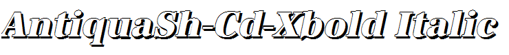 AntiquaSh-Cd-Xbold Italic
