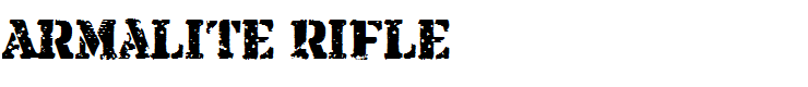 Armalite Rifle
