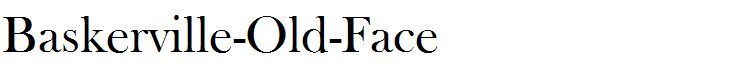 Baskerville-Old-Face
