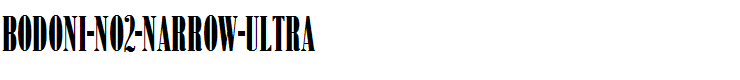 Bodoni-No2-Narrow-Ultra