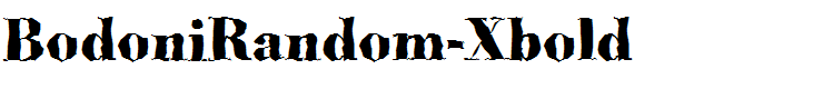 BodoniRandom-Xbold