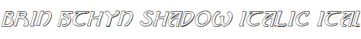 Brin Athyn Shadow Italic Italic