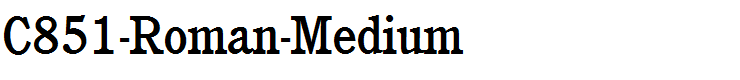C851-Roman-Medium