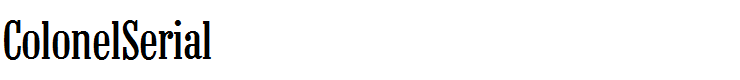 ColonelSerial