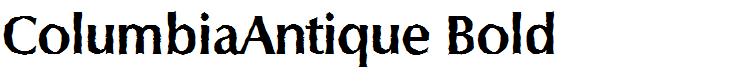 ColumbiaAntique Bold
