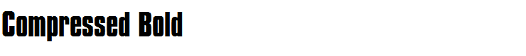 Compressed Bold