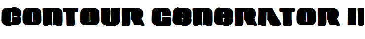 Contour Generator Ink