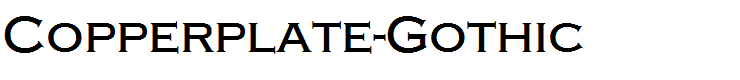 Copperplate-Gothic