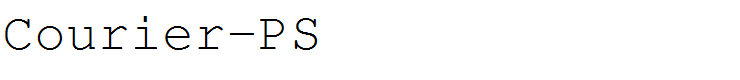 Courier-PS