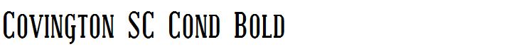 Covington SC Cond Bold