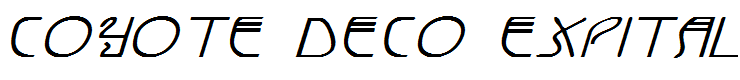 Coyote Deco ExpItal ExpItal