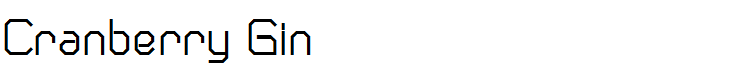 Cranberry Gin