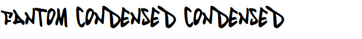 Fantom Condensed Condensed