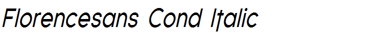Florencesans Cond Italic
