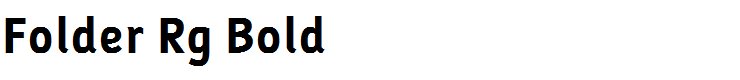 Folder Rg Bold