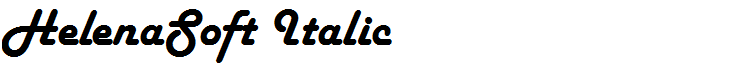 HelenaSoft Italic