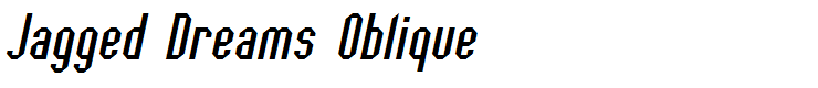Jagged Dreams Oblique