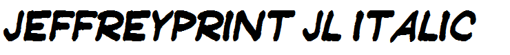 JeffreyPrint JL Italic
