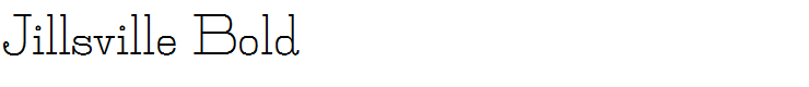Jillsville Bold