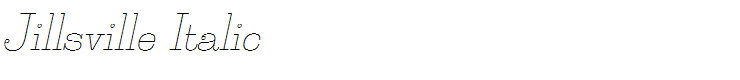 Jillsville Italic