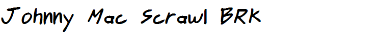 Johnny Mac Scrawl BRK