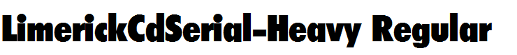 LimerickCdSerial-Heavy Regular