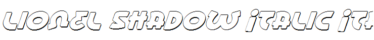 Lionel Shadow Italic Italic