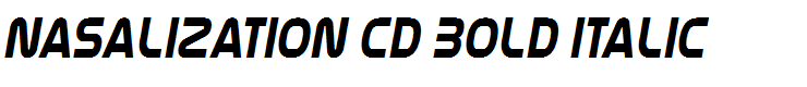 Nasalization Cd Bold Italic