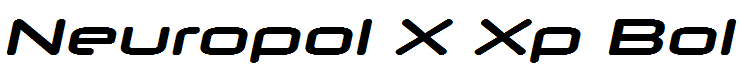 Neuropol X Xp Bold Italic