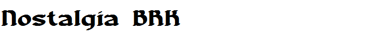 Nostalgia BRK