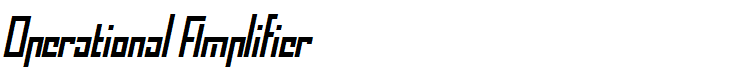 Operational Amplifier