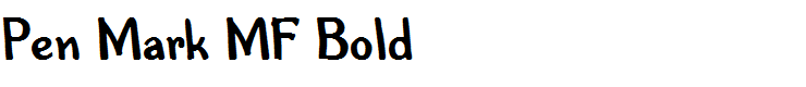 Pen Mark MF Bold