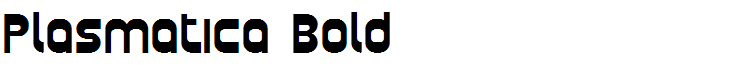 Plasmatica Bold