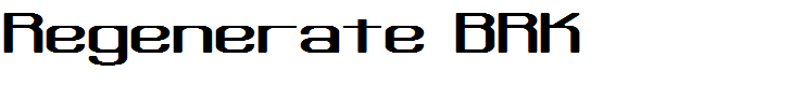 Regenerate BRK