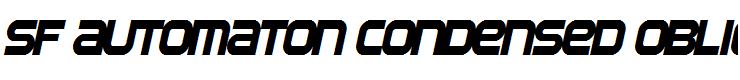 SF Automaton Condensed Oblique