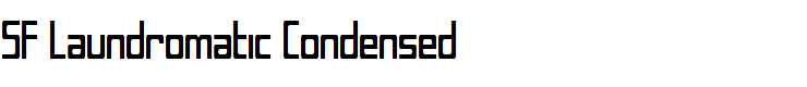 SF Laundromatic Condensed