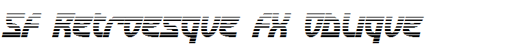 SF Retroesque FX Oblique