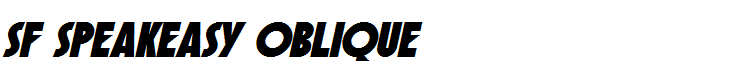 SF Speakeasy Oblique