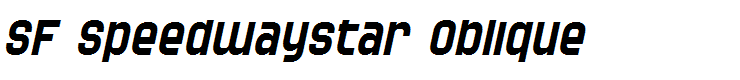 SF Speedwaystar Oblique