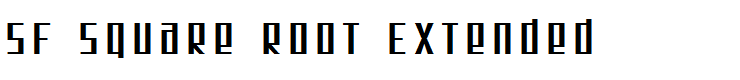 SF Square Root Extended