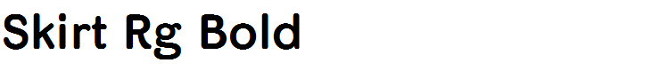 Skirt Rg Bold