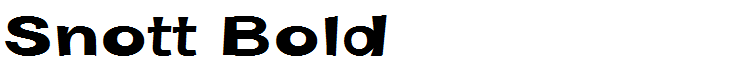 Snott Bold