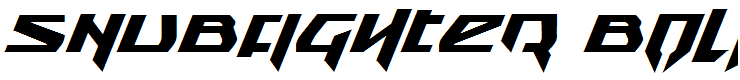 Snubfighter Bold Italic Bold Italic