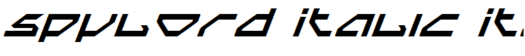 Spylord Italic Italic