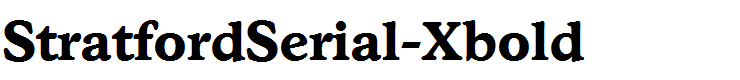 StratfordSerial-Xbold