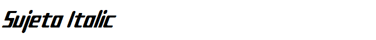 Sujeta Italic