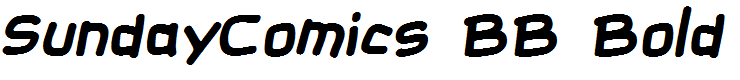 SundayComics BB Bold
