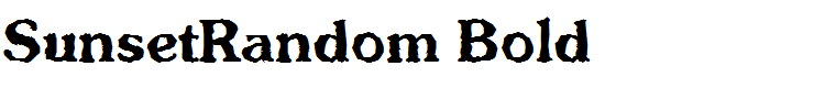 SunsetRandom Bold