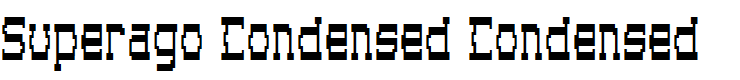 Superago Condensed Condensed